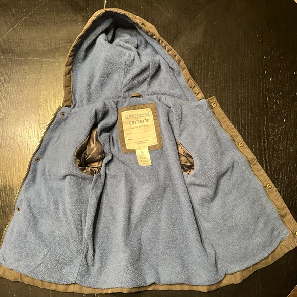 Carter’s toddler fleece lined jacket. Size 4t. - Picture 3 of 3